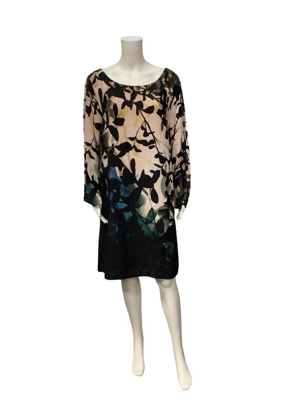 Anthropologie Maeve Floral Print Midi Dress Size: XL